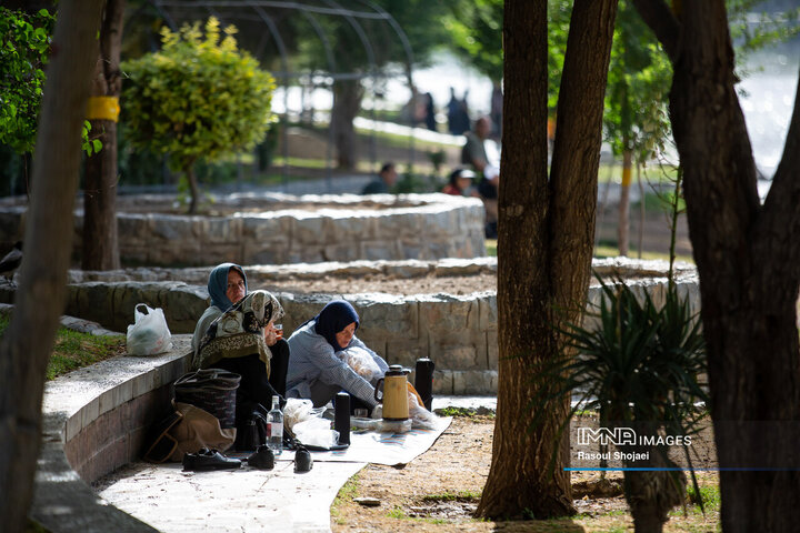 زاینده‌رود حوالی 7 صبح