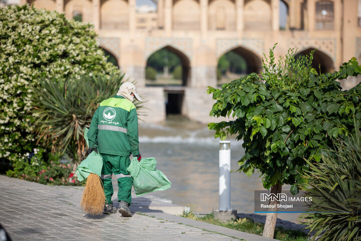 زاینده‌رود حوالی 7 صبح