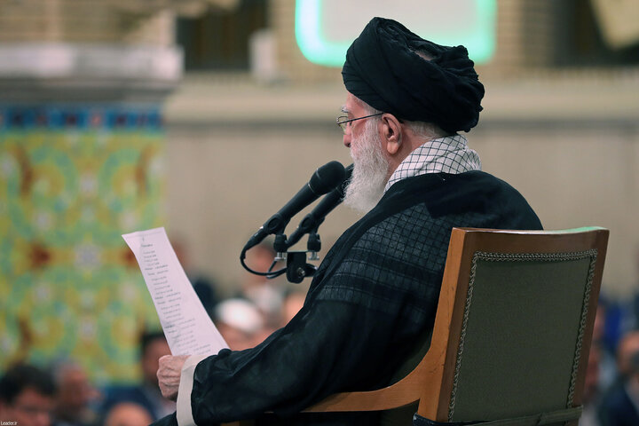 دیدار معلمان با رهبر معظم انقلاب