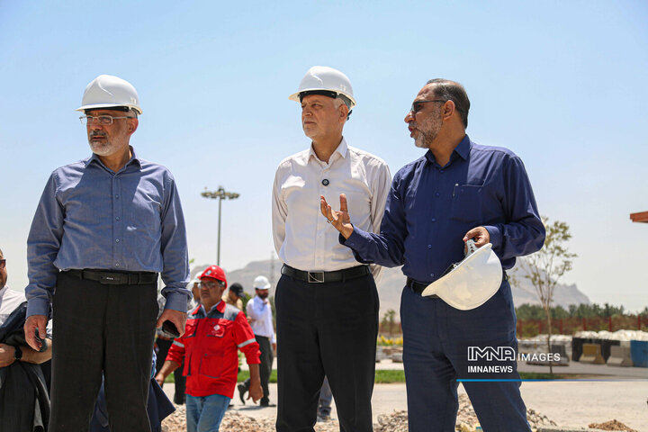 بازدید میدانی شهردار اصفهان از پروژه‌های شهری