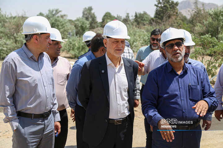 بازدید میدانی شهردار اصفهان از پروژه‌های شهری