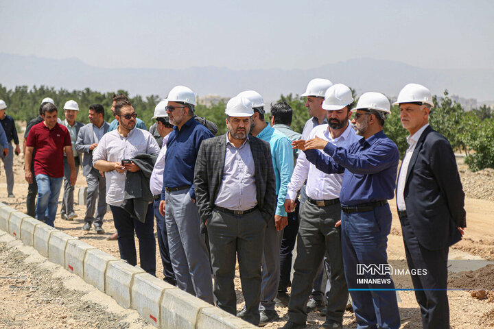 بازدید میدانی شهردار اصفهان از پروژه‌های شهری