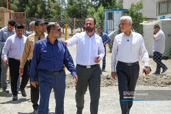 بازدید میدانی شهردار اصفهان از پروژه‌های شهری