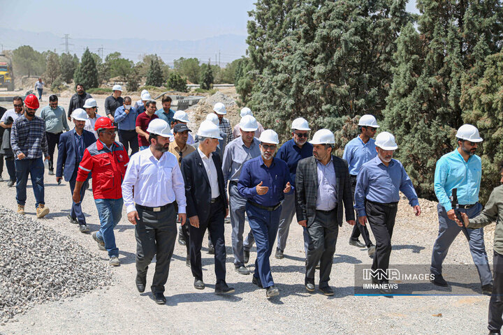 بازدید میدانی شهردار اصفهان از پروژه‌های شهری