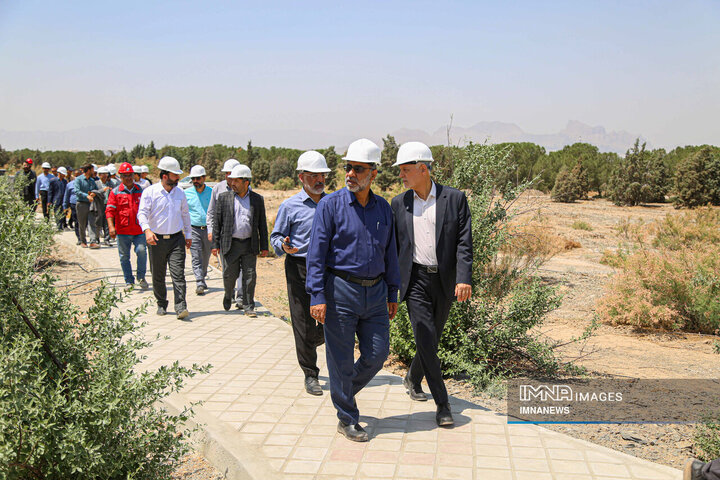بازدید میدانی شهردار اصفهان از پروژه‌های شهری