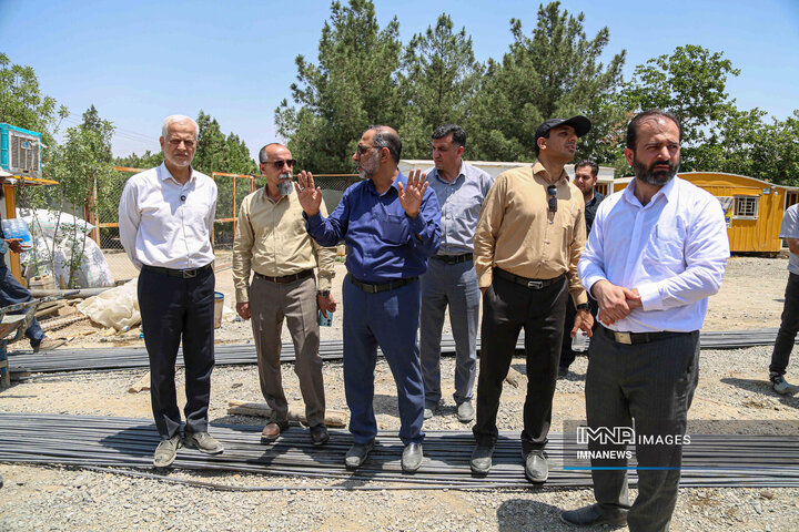 بازدید میدانی شهردار اصفهان از پروژه‌های شهری