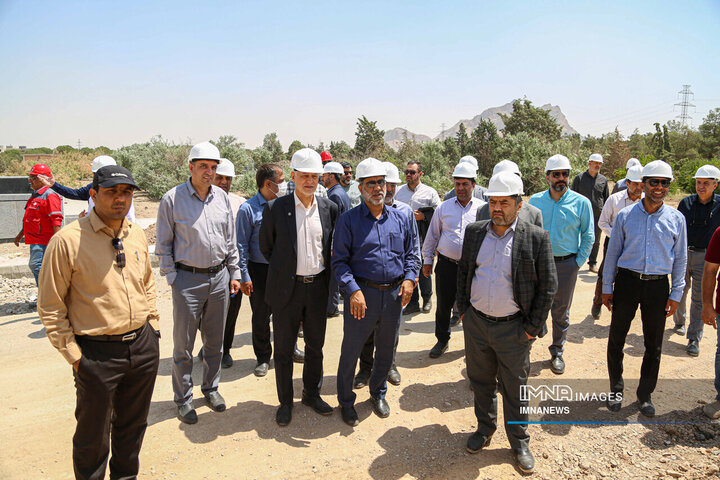 بازدید میدانی شهردار اصفهان از پروژه‌های شهری