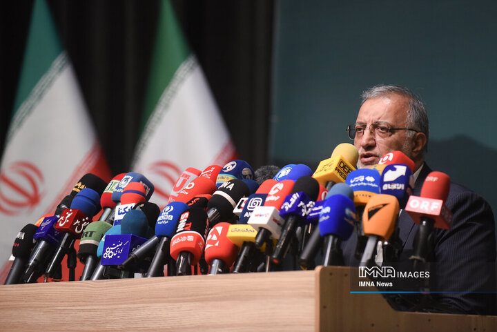 نشست خبری شهردار تهران