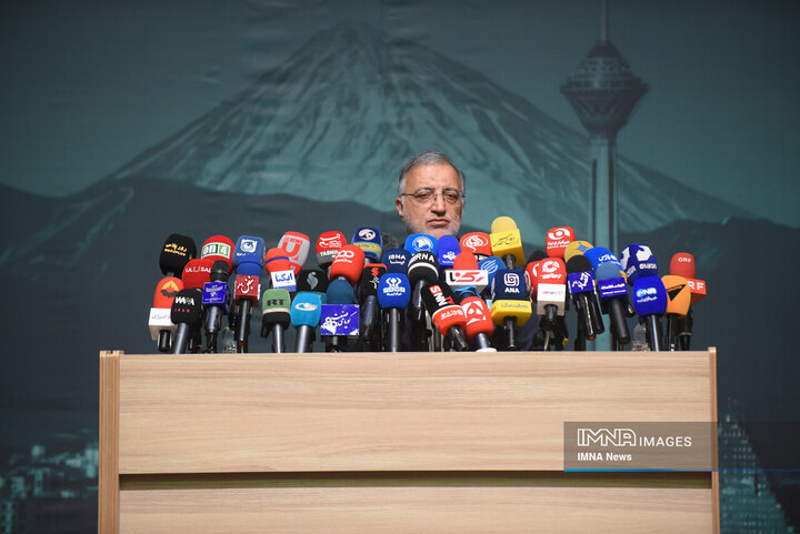 نشست خبری شهردار تهران