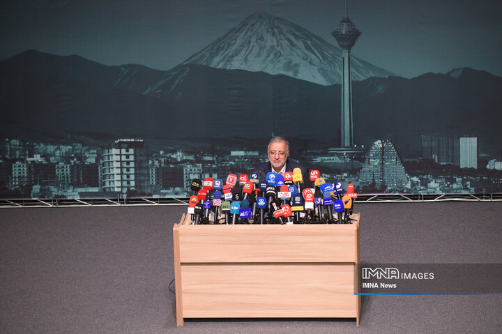 نشست خبری شهردار تهران