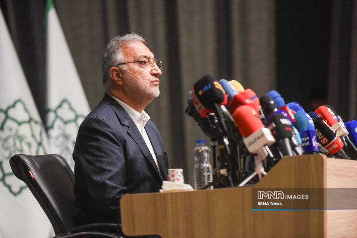 نشست خبری شهردار تهران