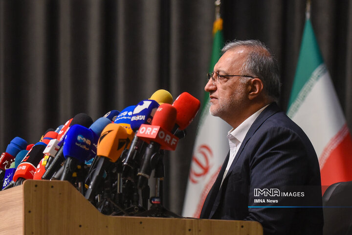 نشست خبری شهردار تهران