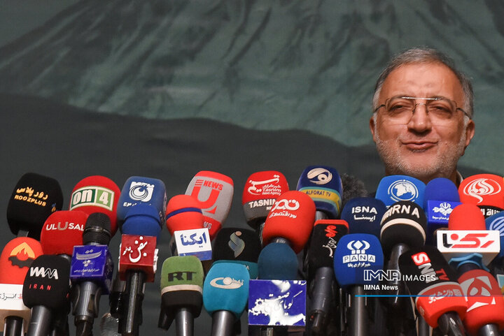 نشست خبری شهردار تهران