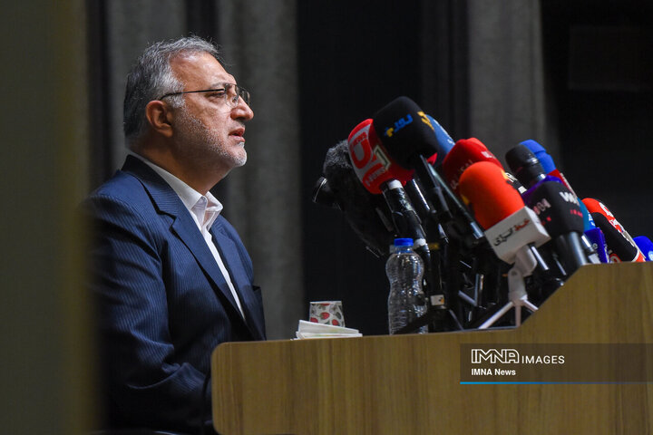 نشست خبری شهردار تهران