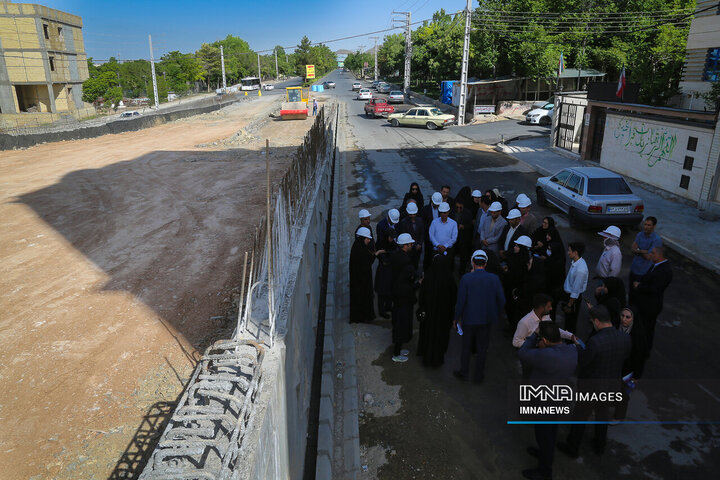 تور رسانه‌ای بازدید خبرنگاران از پروژه‌های شهری شهرکرد