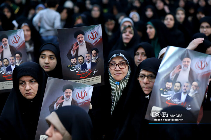 مراسم اولین سالگرد شهادت شهدای خدمت در همدان