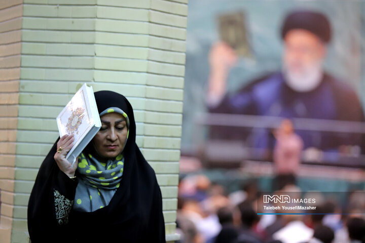 مراسم اولین سالگرد شهادت شهدای خدمت در همدان