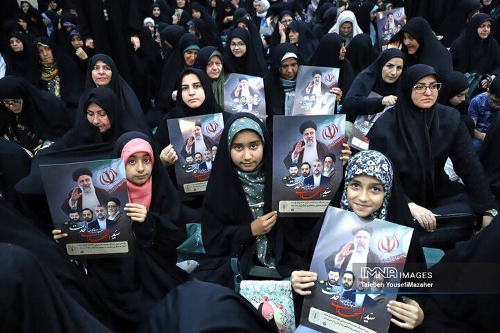 مراسم اولین سالگرد شهادت شهدای خدمت در همدان