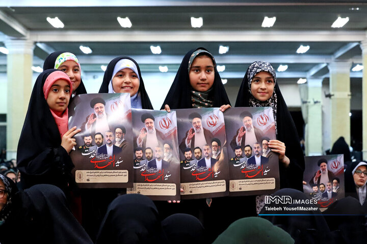 مراسم اولین سالگرد شهادت شهدای خدمت در همدان