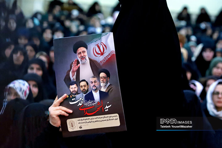 مراسم اولین سالگرد شهادت شهدای خدمت در همدان