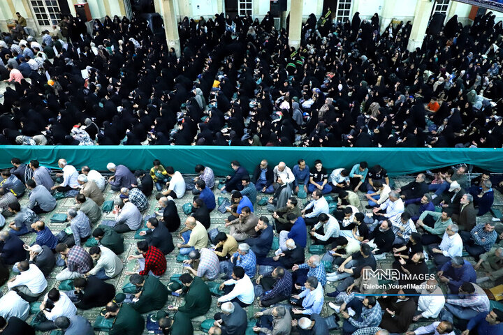 مراسم اولین سالگرد شهادت شهدای خدمت در همدان