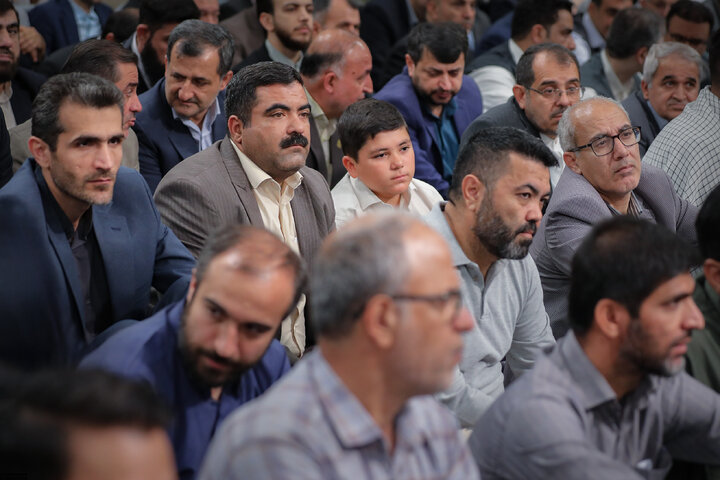 دیدار معلمان با رهبر معظم انقلاب