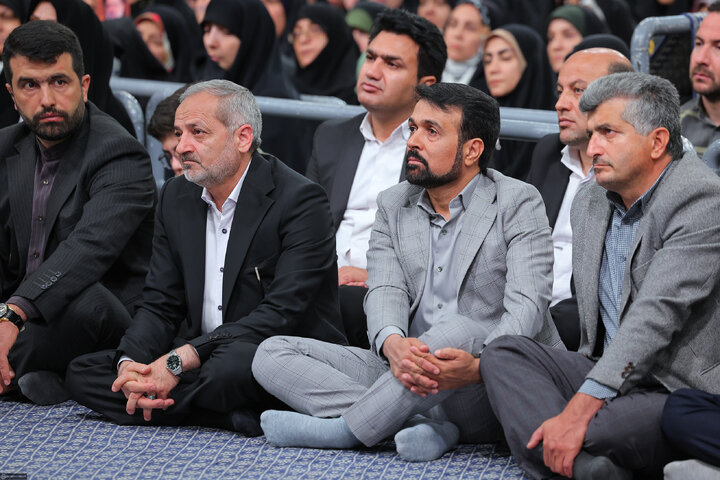 دیدار معلمان با رهبر معظم انقلاب