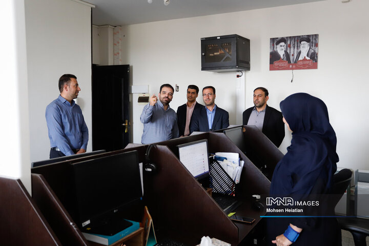 حضور مدیر منطقه 11 شهرداری اصفهان در خبرگزاری ایمنا