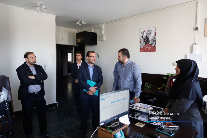 حضور مدیر منطقه 11 شهرداری اصفهان در خبرگزاری ایمنا