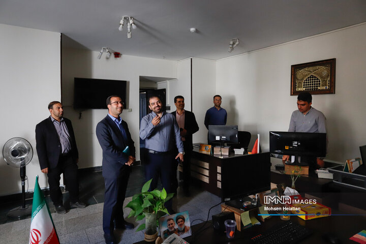 حضور مدیر منطقه 11 شهرداری اصفهان در خبرگزاری ایمنا