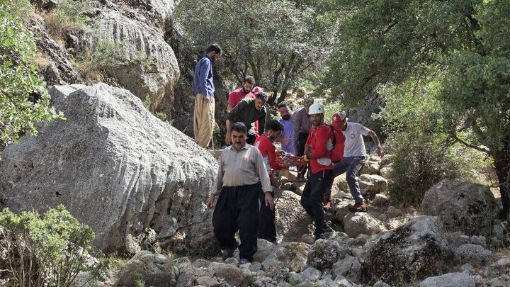 جان‌باختن کوهنورد در ارتفاعات بیستون کرمانشاه