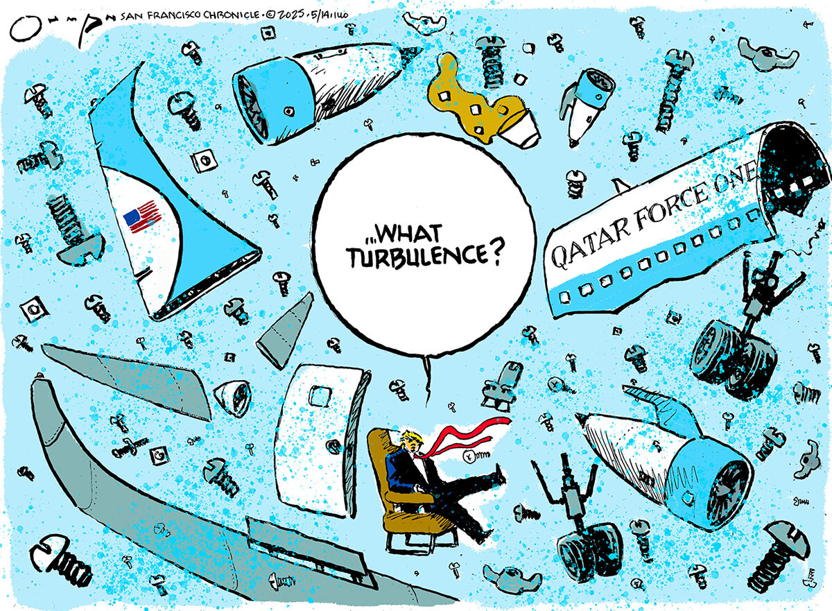 دردسرهای ذوقمرگی ترامپ برای کاخ پرنده قطری