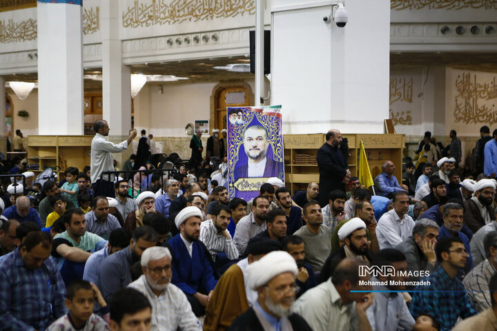 مراسم گرامیداشت نخستین سالگرد شهادت شهید آیت‌الله سیدابراهیم رئیسی و شهدای خدمت در قم