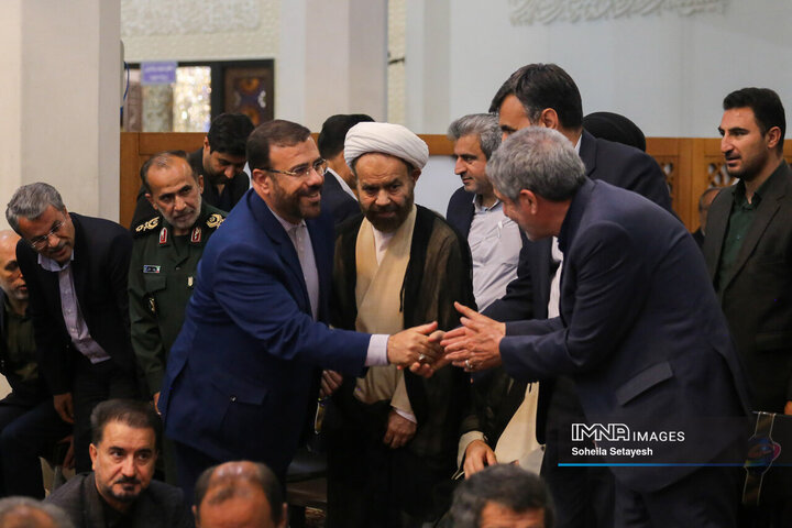 مراسم اولین سالگرد شهادت شهدای خدمت در شیراز