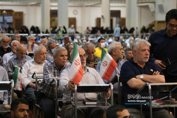 مراسم اولین سالگرد شهادت شهدای خدمت در شیراز