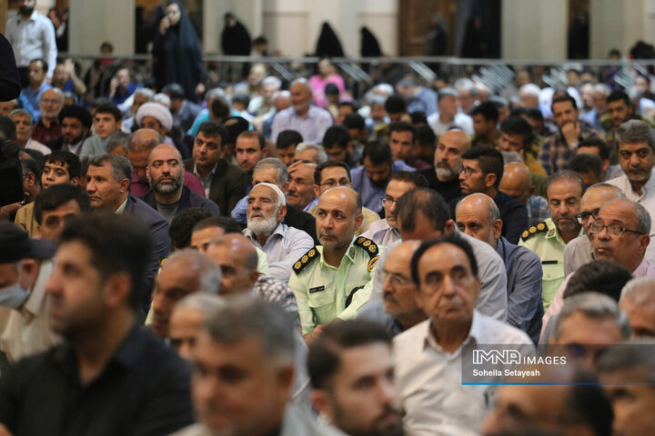 مراسم اولین سالگرد شهادت شهدای خدمت در شیراز