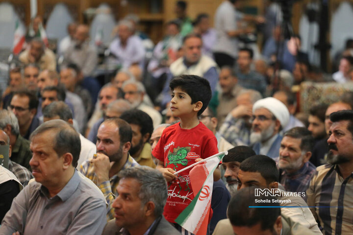 مراسم اولین سالگرد شهادت شهدای خدمت در شیراز