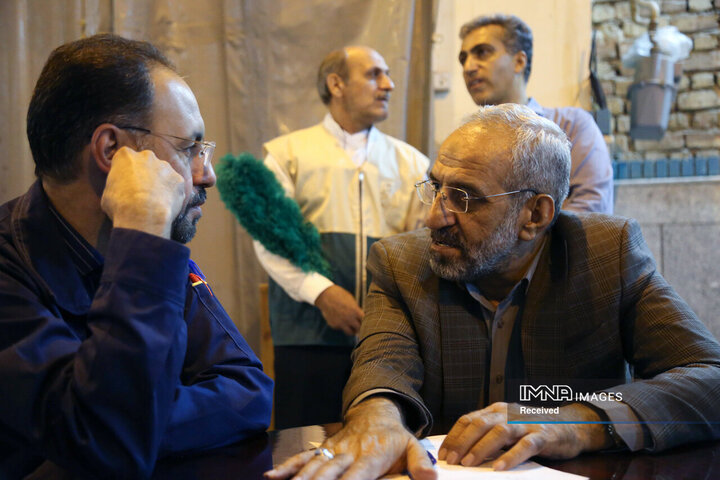 مراسم اولین سالگرد شهادت شهدای خدمت در منطقه 12 شهرداری اصفهان