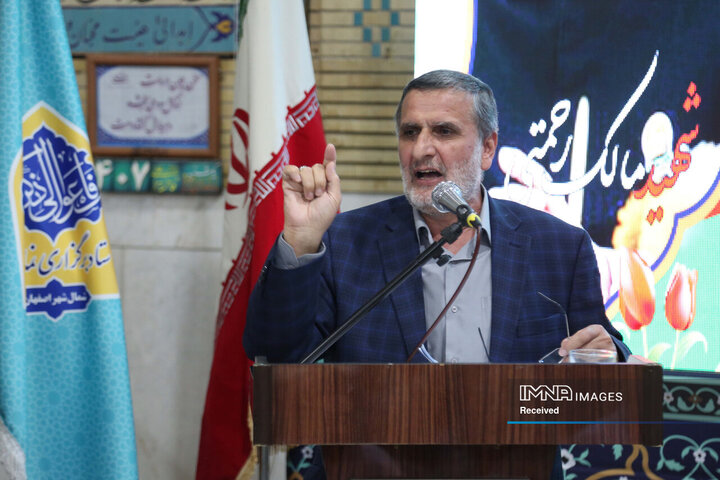 مراسم اولین سالگرد شهادت شهدای خدمت در منطقه 12 شهرداری اصفهان