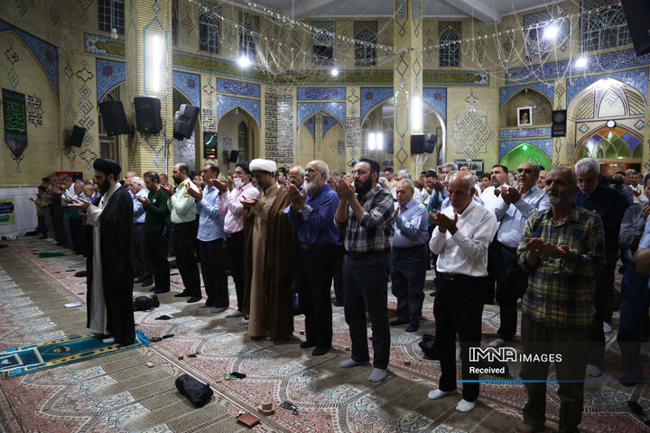 مراسم اولین سالگرد شهادت شهدای خدمت در منطقه 12 شهرداری اصفهان