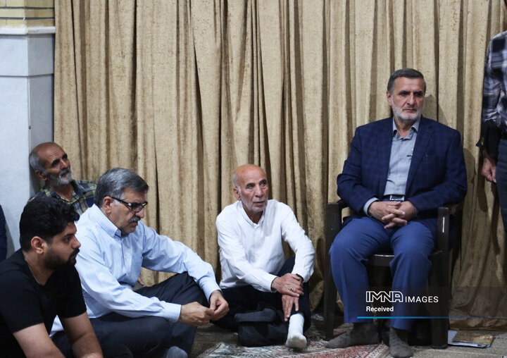 مراسم اولین سالگرد شهادت شهدای خدمت در منطقه 12 شهرداری اصفهان