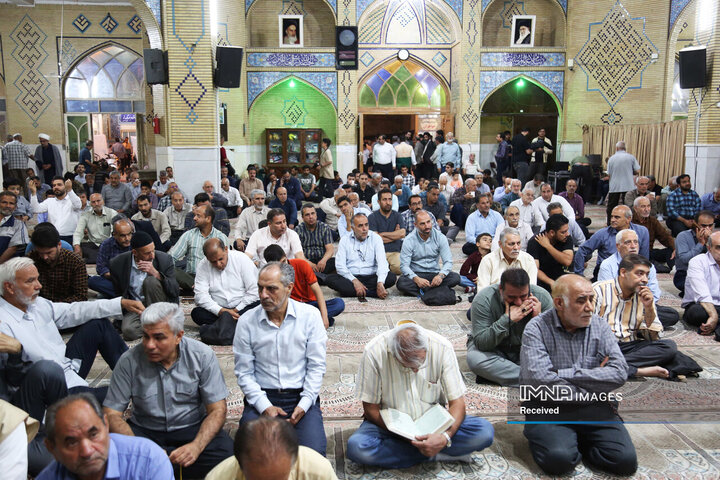 مراسم اولین سالگرد شهادت شهدای خدمت در منطقه 12 شهرداری اصفهان