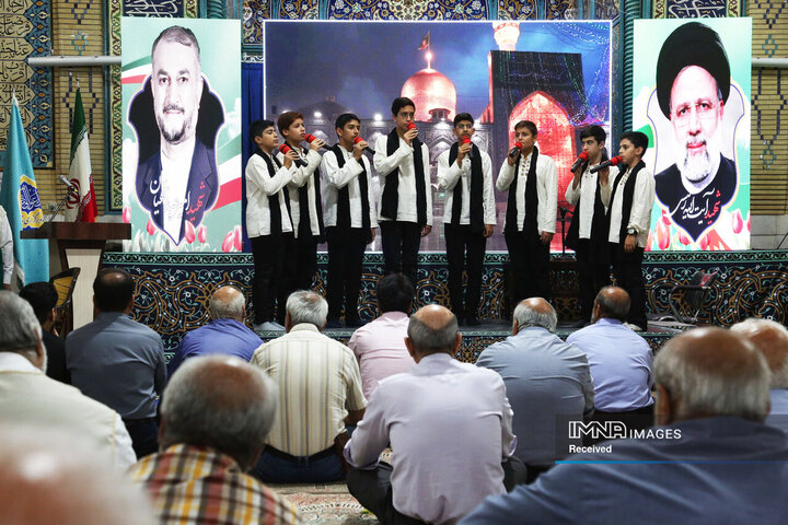 مراسم اولین سالگرد شهادت شهدای خدمت در منطقه 12 شهرداری اصفهان