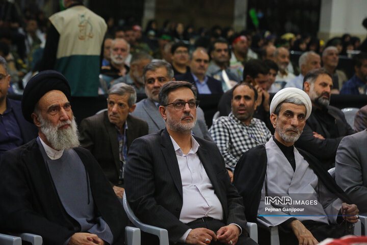 مراسم اولین سالگرد شهدای خدمت در اصفهان