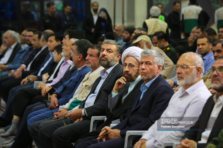 مراسم اولین سالگرد شهدای خدمت در اصفهان