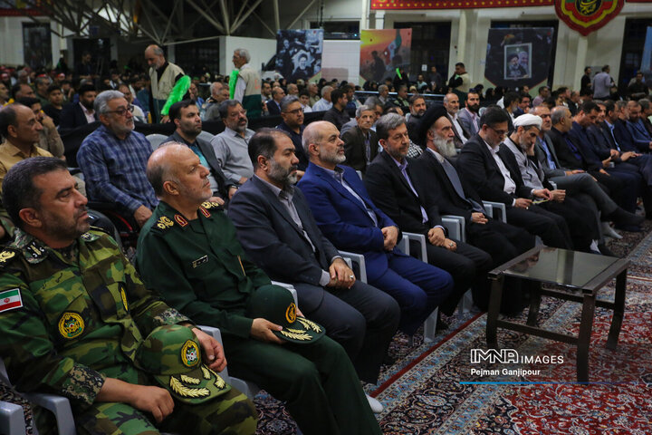 مراسم اولین سالگرد شهدای خدمت در اصفهان