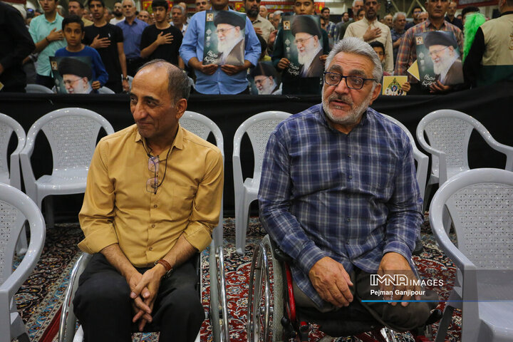 مراسم اولین سالگرد شهدای خدمت در اصفهان