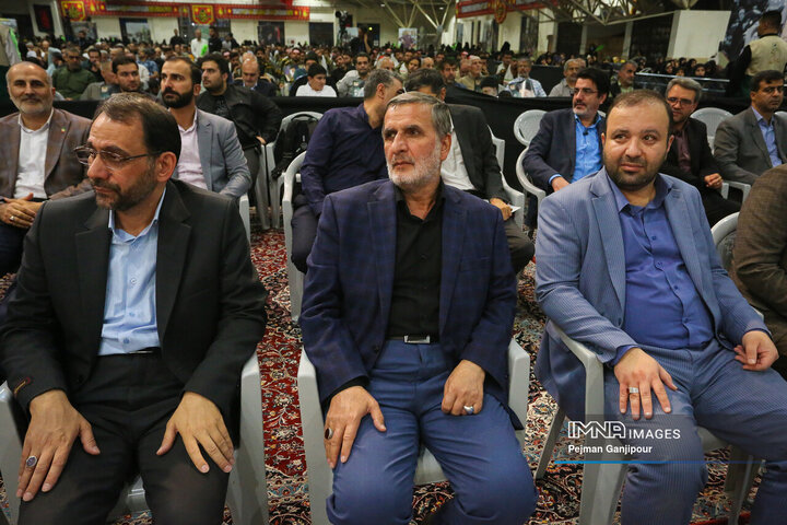 مراسم اولین سالگرد شهدای خدمت در اصفهان