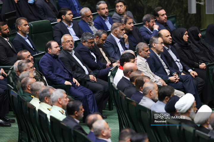 مراسم گرامیداشت شهدای خدمت در صحن مجلس شورای اسلامی