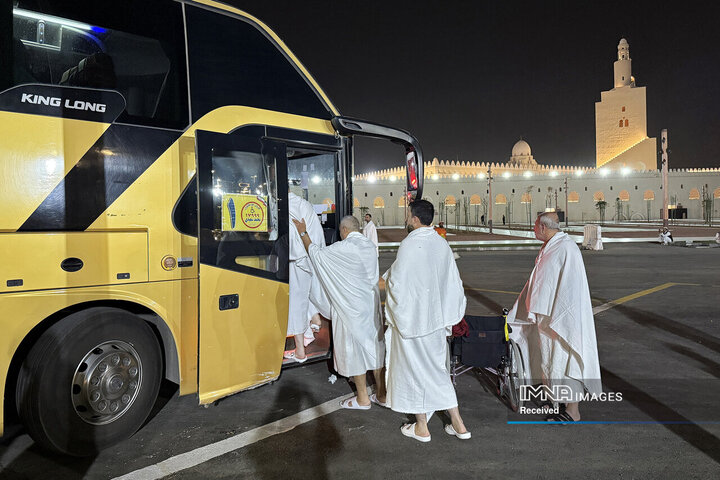 بستن احرام کاروان جانبازان عازم بیت‌الله‌الحرام